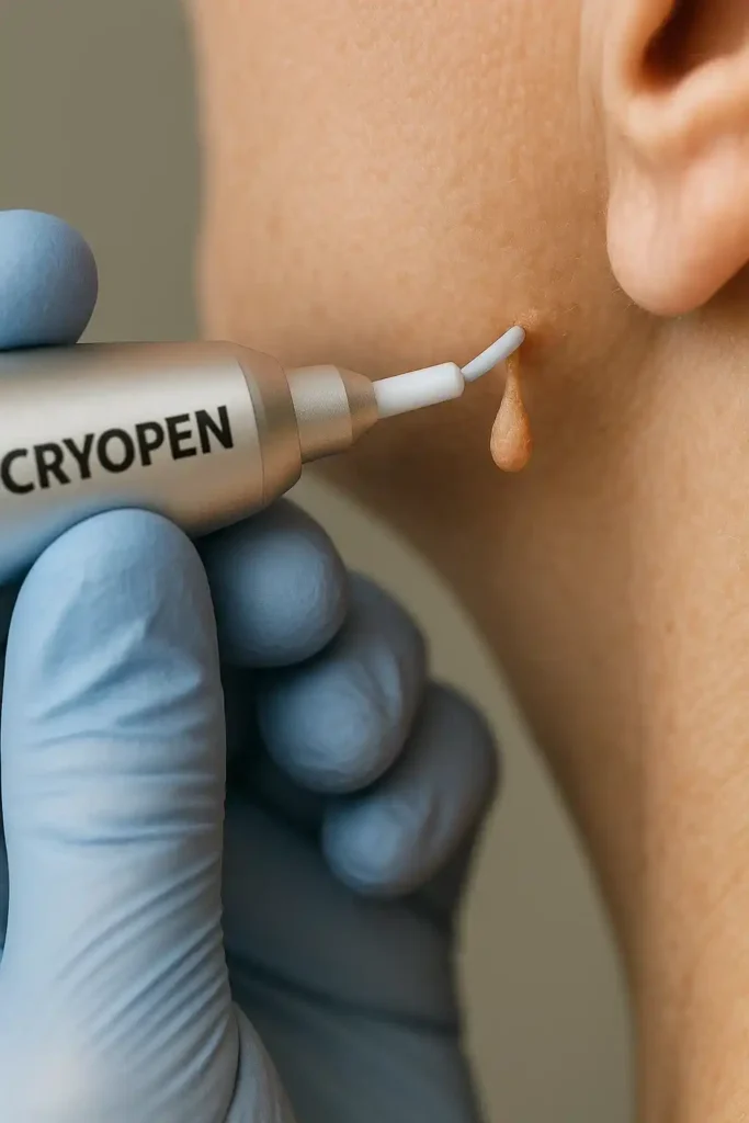 Cryopen for skin tags removal Norfolk speak to our team today!
