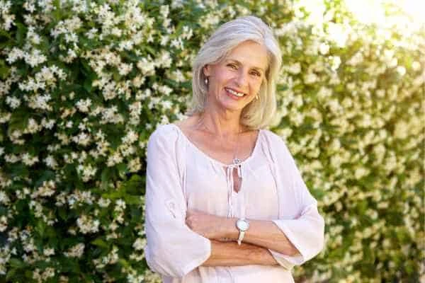 Older woman happy with urinary incontinence treatment Norfolk